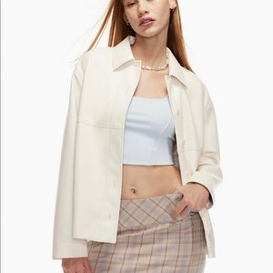 EUC - Aritzia Sunday Best Gabby Shirt Jacket - Colour - Birch, Size Small